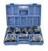 SILVER Set udarnih nasadnih ključeva 1" 10-dijelni 17-41 mm /srebrni
